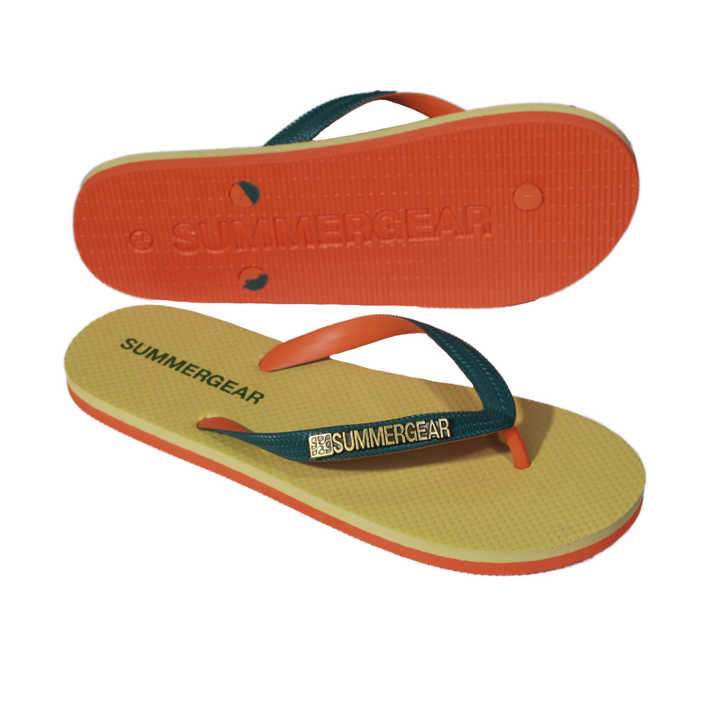 Sunsteps Regular – Flip-Flops Green/Orange