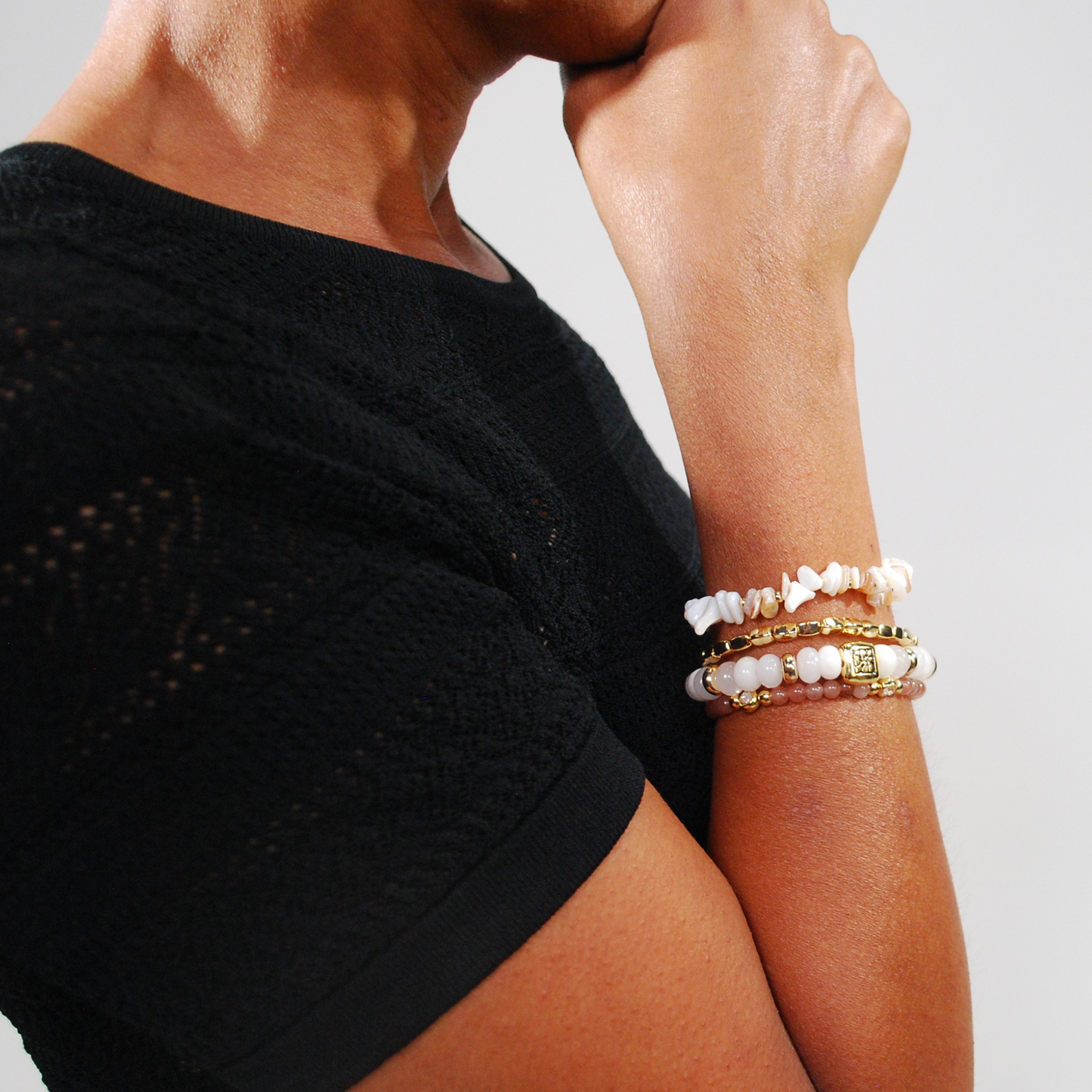 Solena bracelet – Pearl Blush
