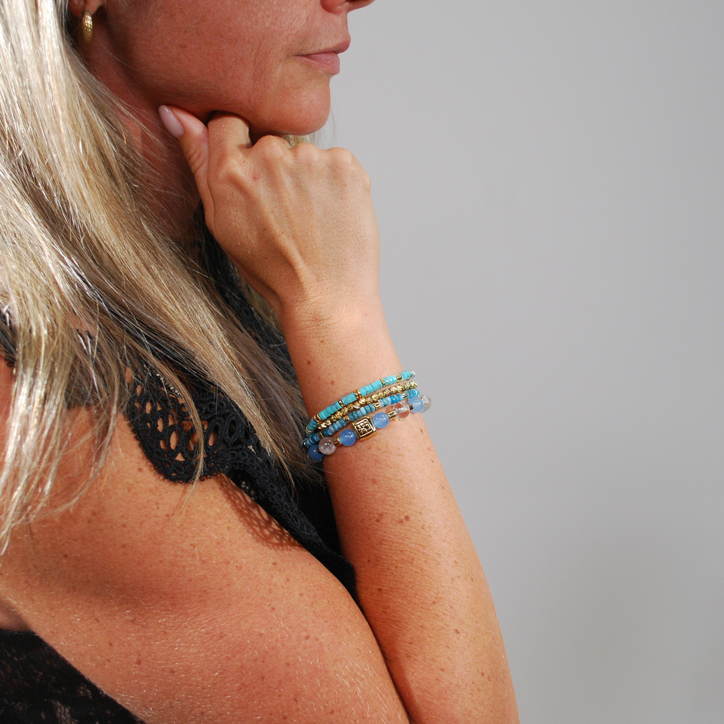 Solena armband – Blue Coast