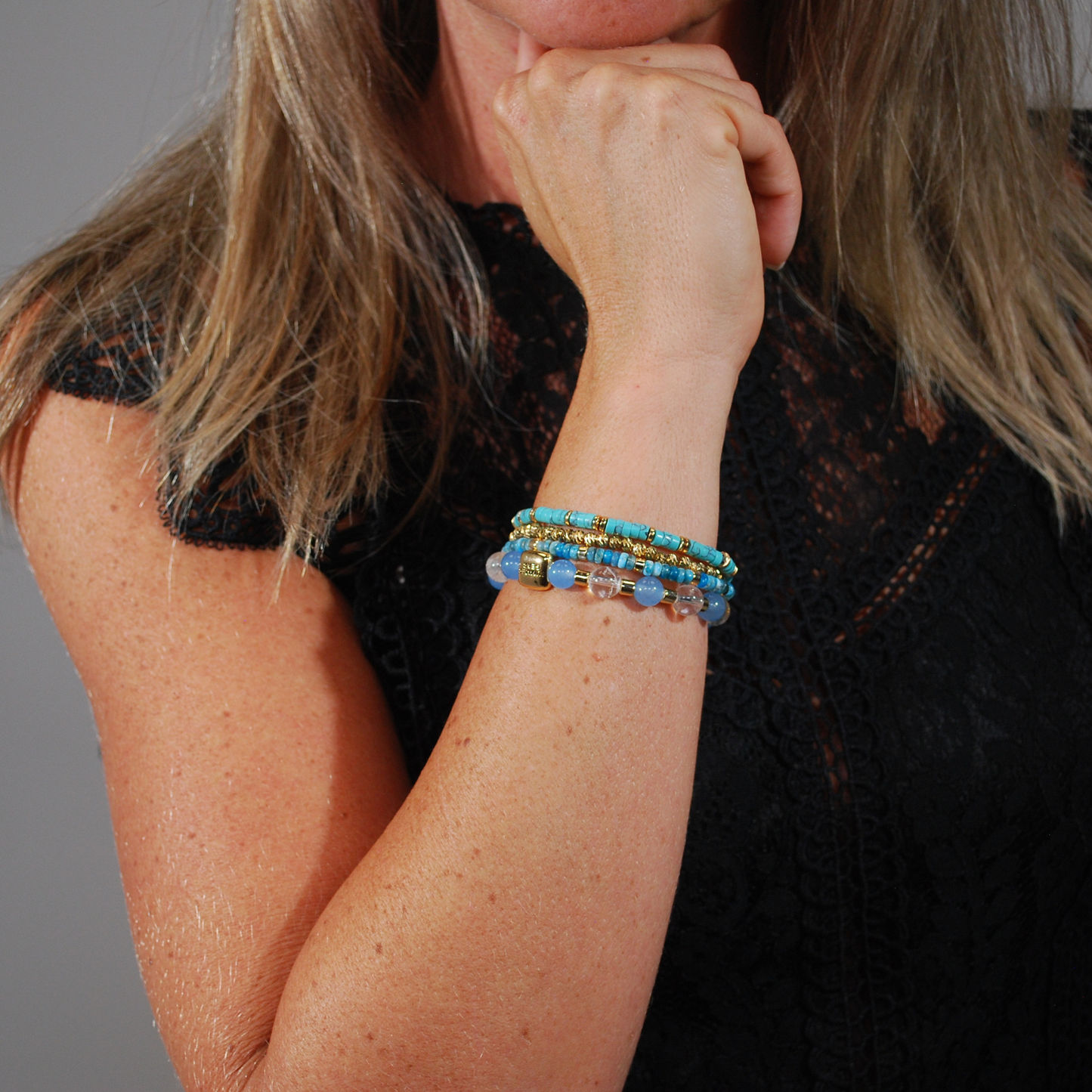 Solena armband – Blue Coast