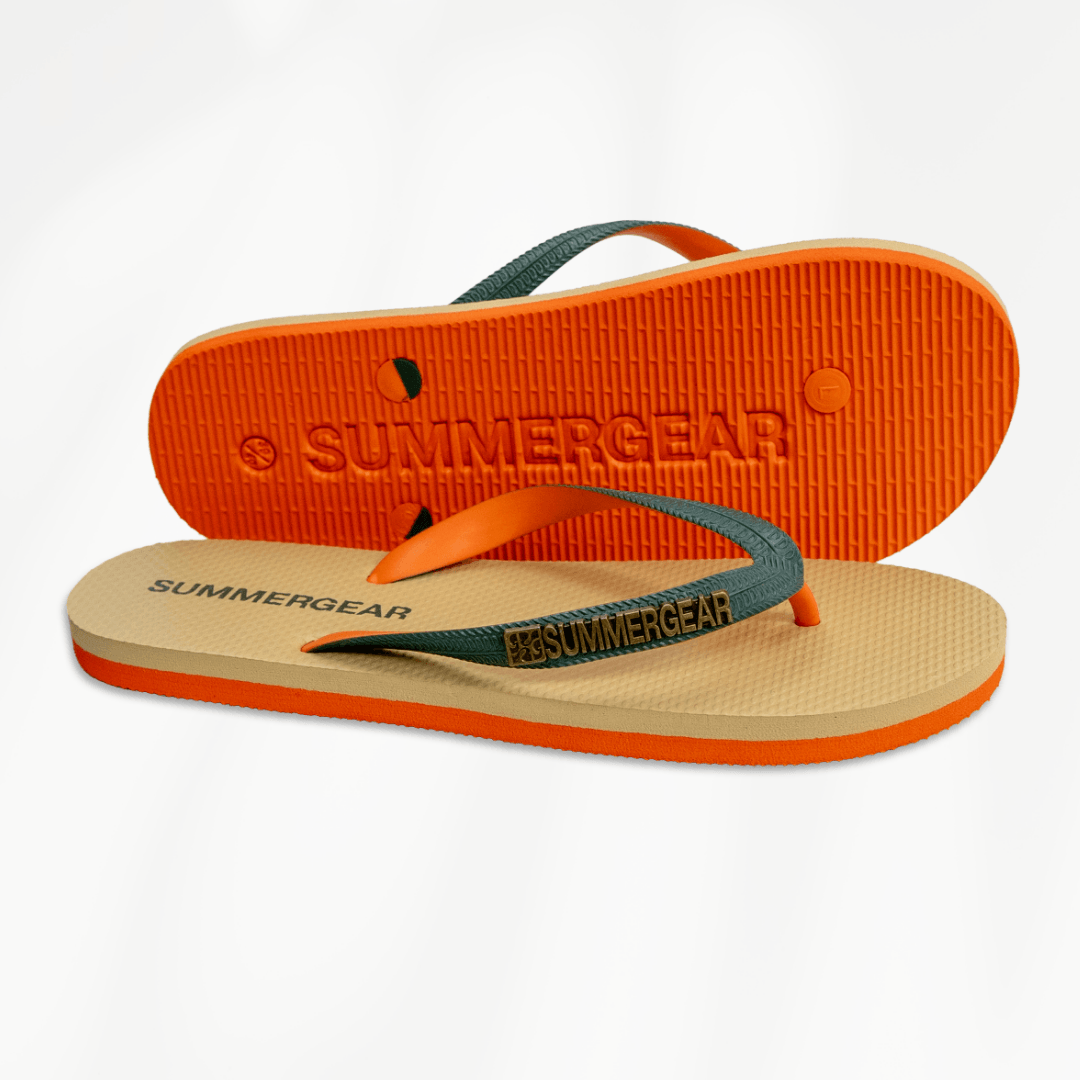 Sunsteps Regular – Flip-Flops Green/Orange