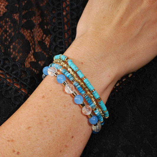 Solena armband – Blue Coast
