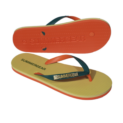 Sunsteps Regular – Flip-Flops Green/Orange