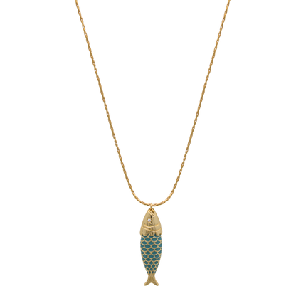 Solena necklace – Golden Fish