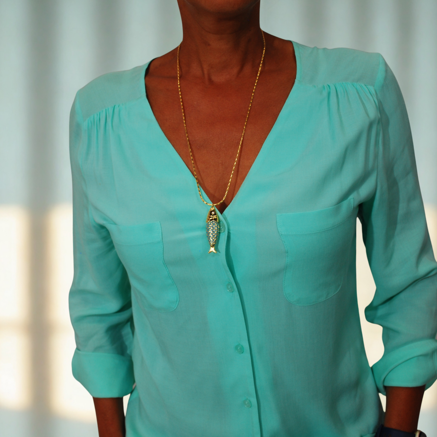 Solena necklace – Golden Fish