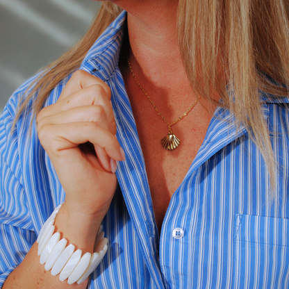 Solena necklace – Shell Halo
