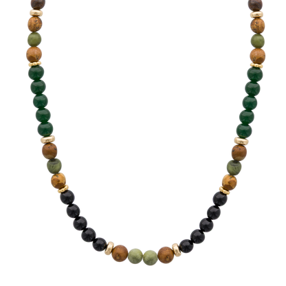 Elements necklace – Forest Green