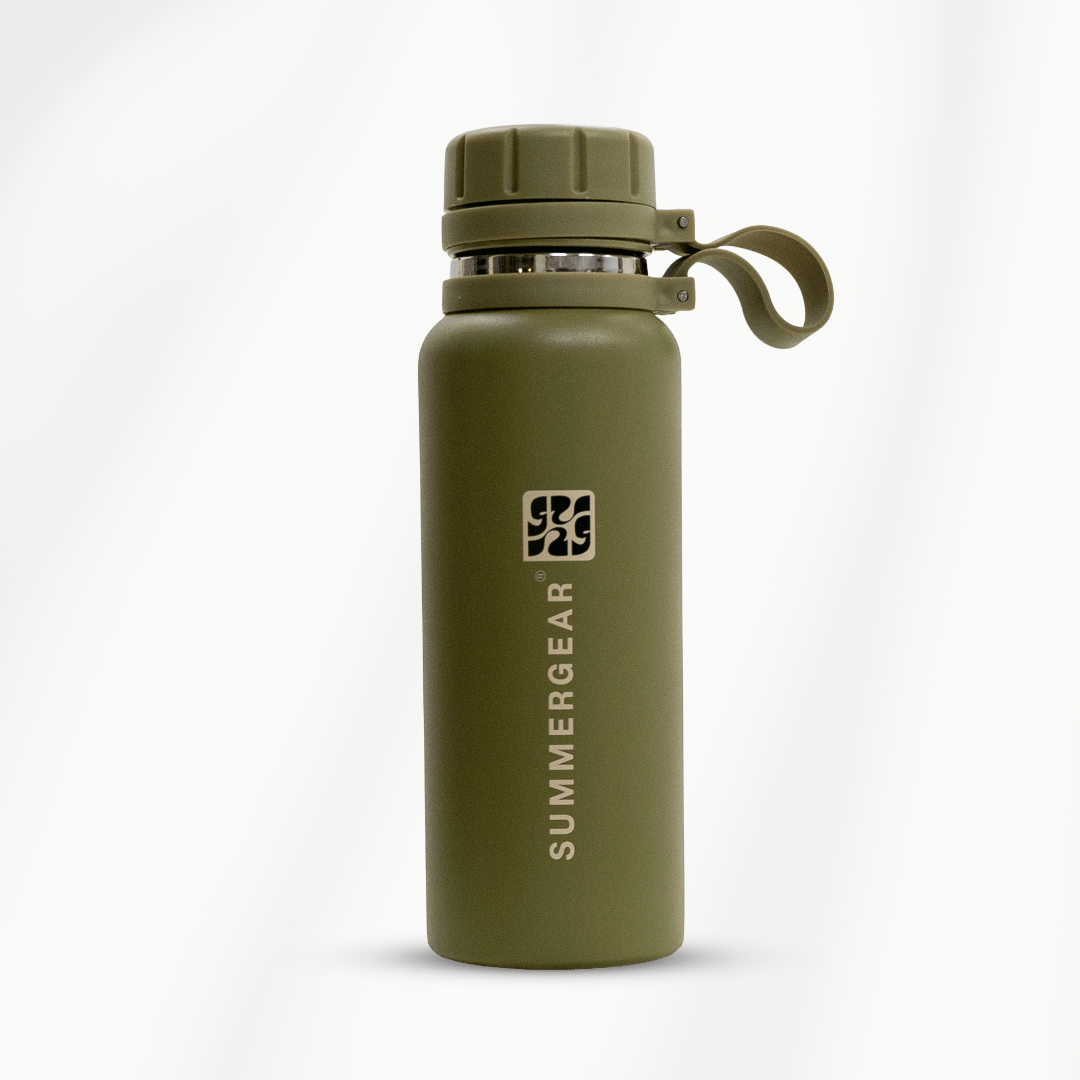 RVS Drinkfles Groen