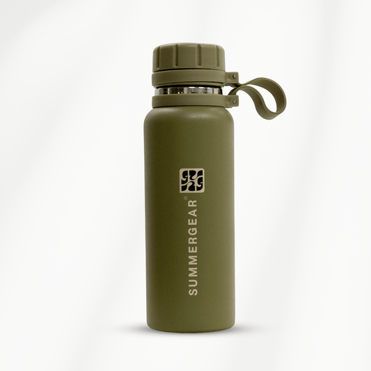RVS Drinkfles Groen