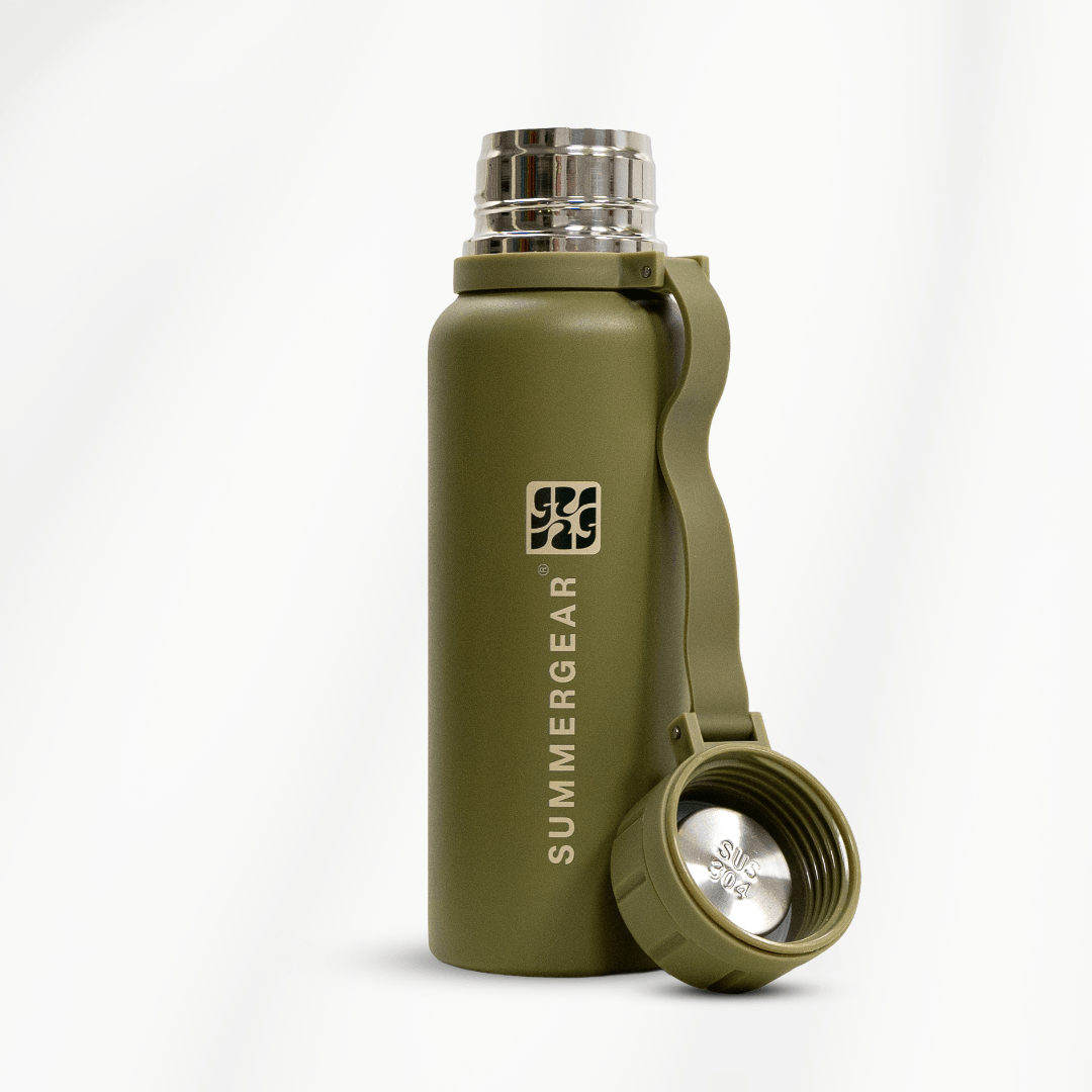 RVS Drinkfles Groen