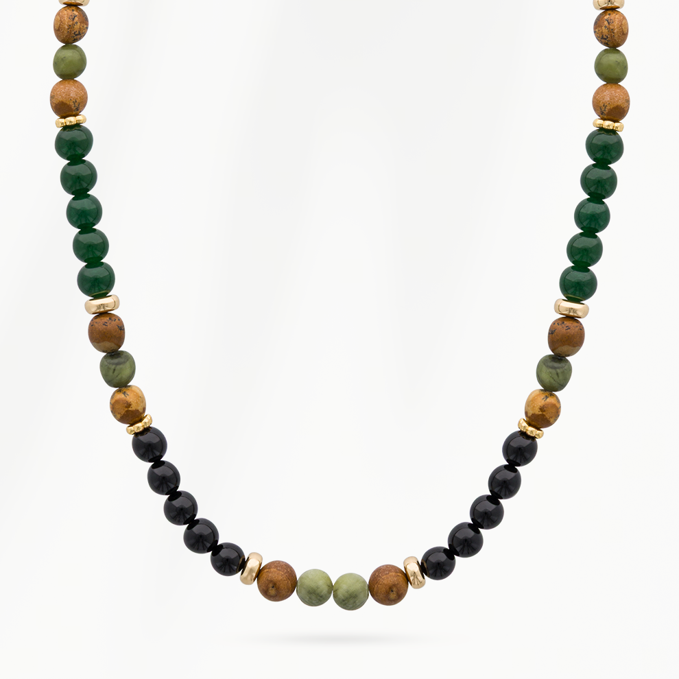 Elements necklace – Forest Green