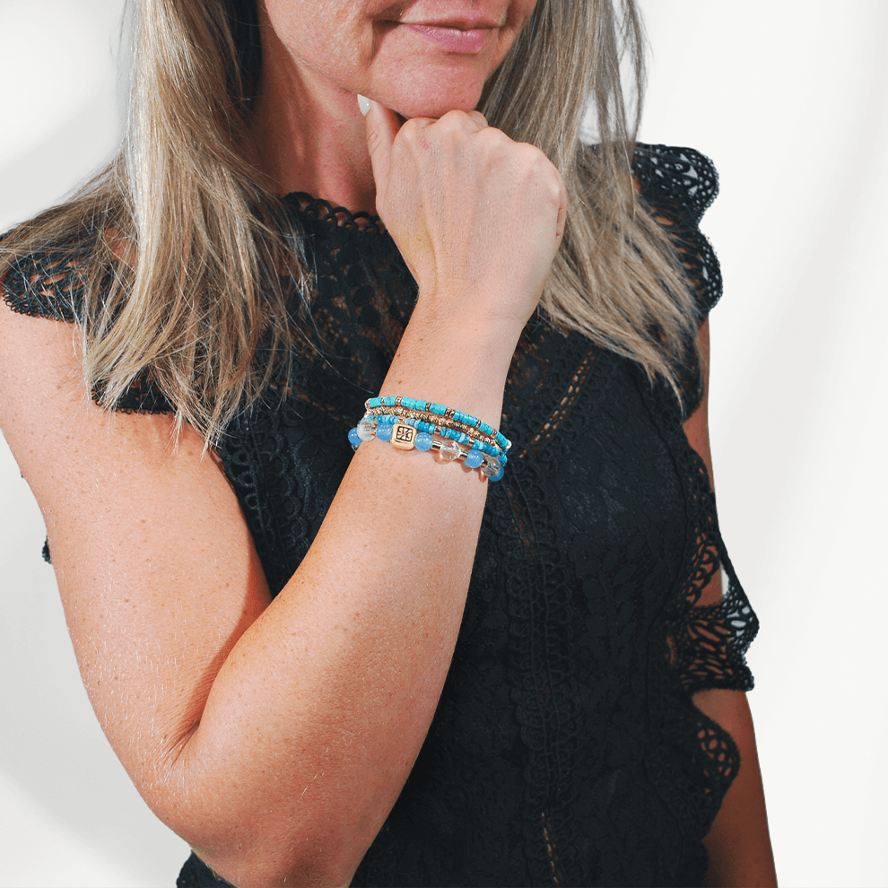 Solena bracelet – Blue Coast