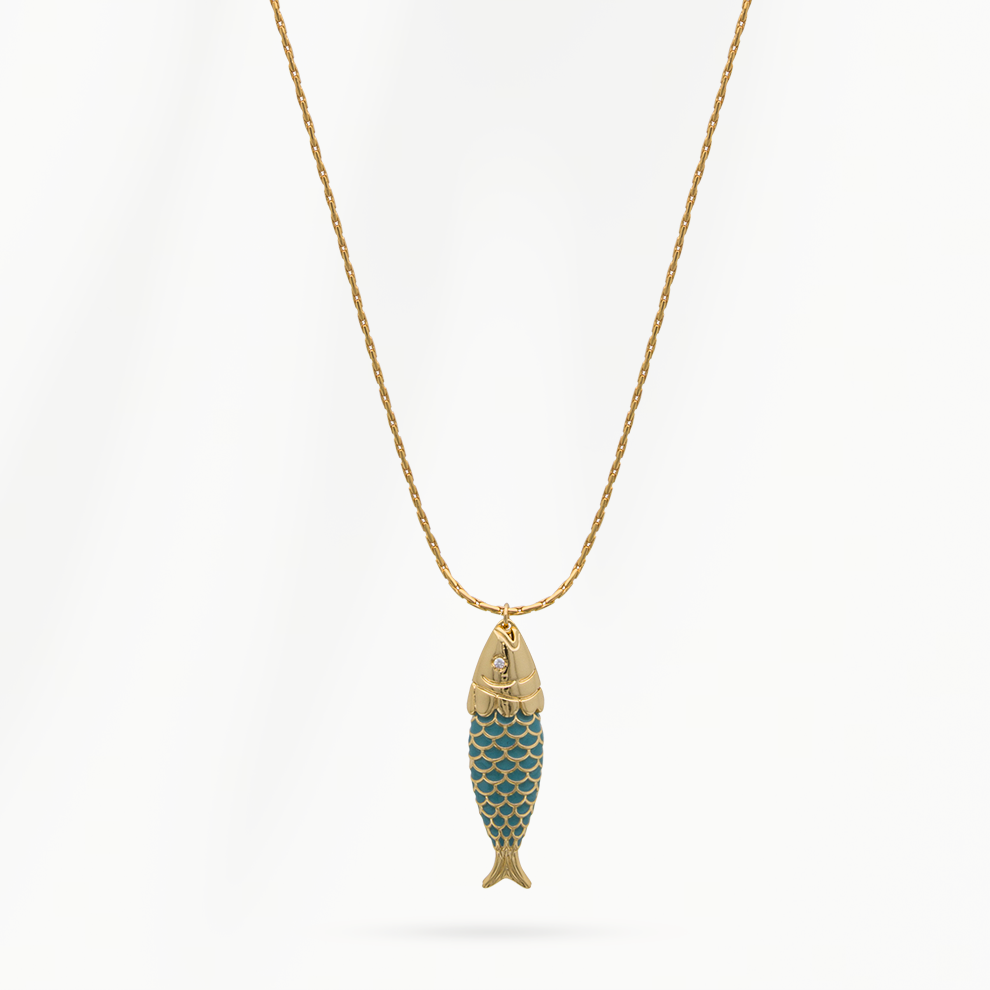 Solena necklace – Golden Fish