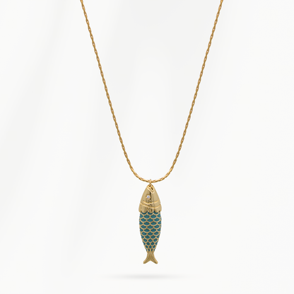 Solena necklace – Golden Fish