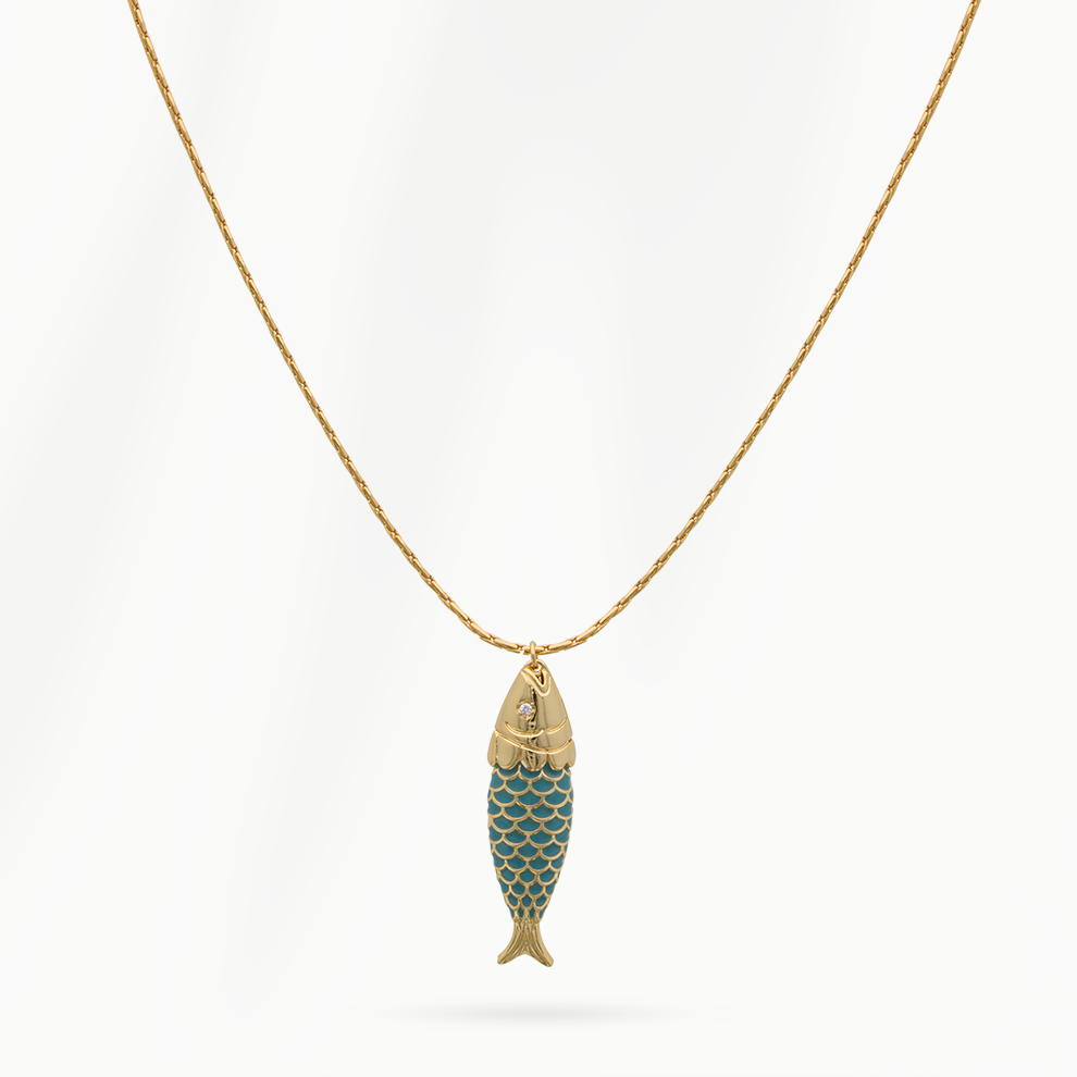 Solena necklace – Golden Fish