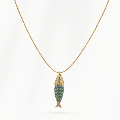 Solena necklace – Golden Fish