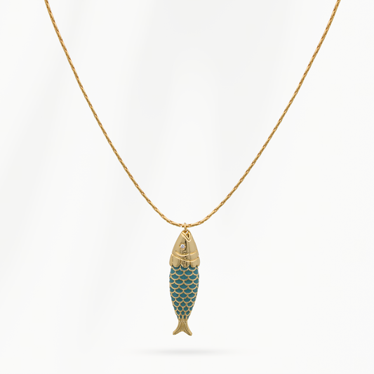 Solena necklace – Golden Fish