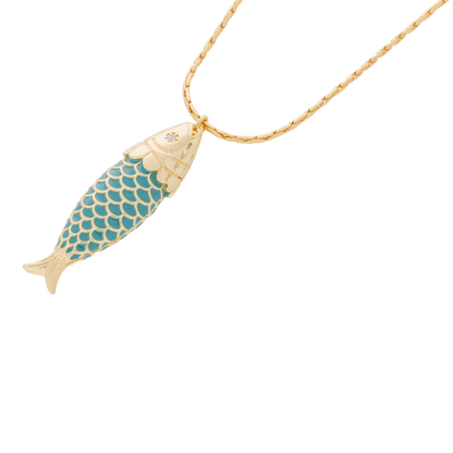 Solena necklace – Golden Fish