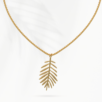 Solena necklace – Palm Leaf