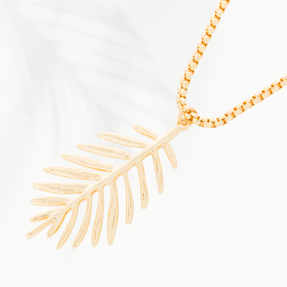 Solena necklace – Palm Leaf