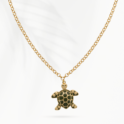 Solena Necklace – Turtle Shell