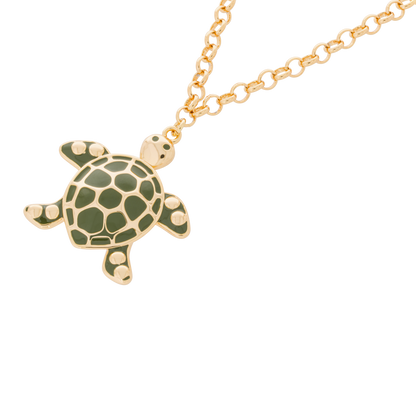 Solena Necklace – Turtle Shell