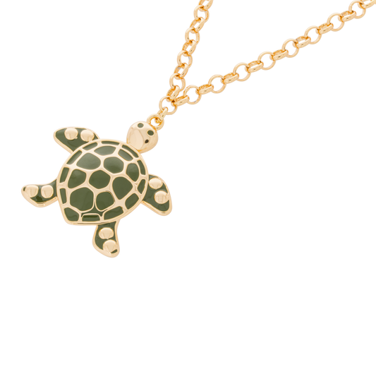 Solena Necklace – Turtle Shell