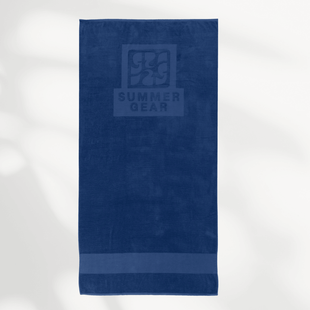 Beach towel 100 x 200 cm Blue