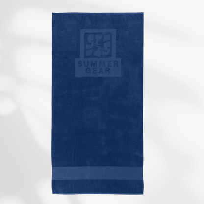 Beach towel 100 x 200 cm Blue