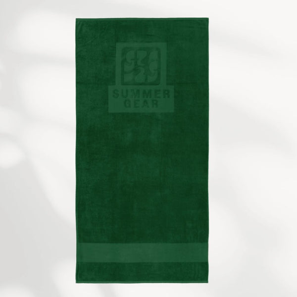 Beach towel 100 x 200 cm Green