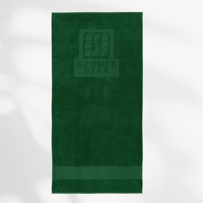 Beach towel 100 x 200 cm Green