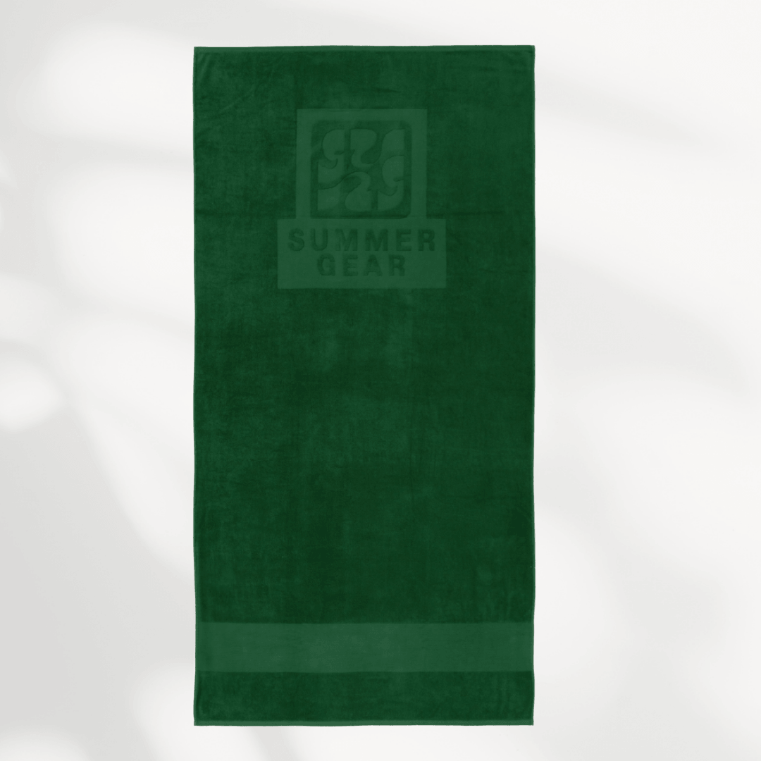Beach towel 100 x 200 cm Green