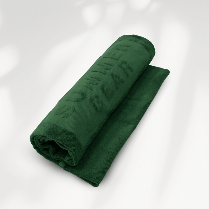 Beach towel 100 x 200 cm Green