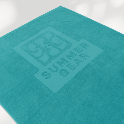 Beach towel 100 x 200 cm Turquoise