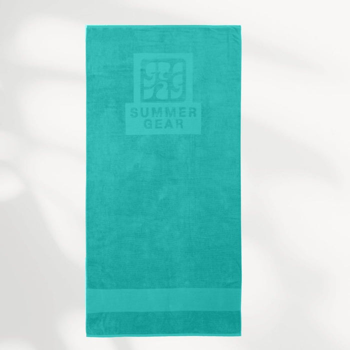 Beach towel 100 x 200 cm Turquoise