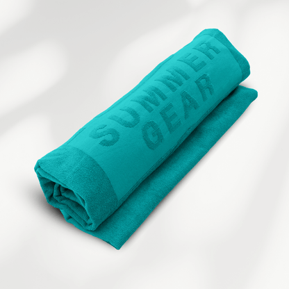 Beach towel 100 x 200 cm Turquoise