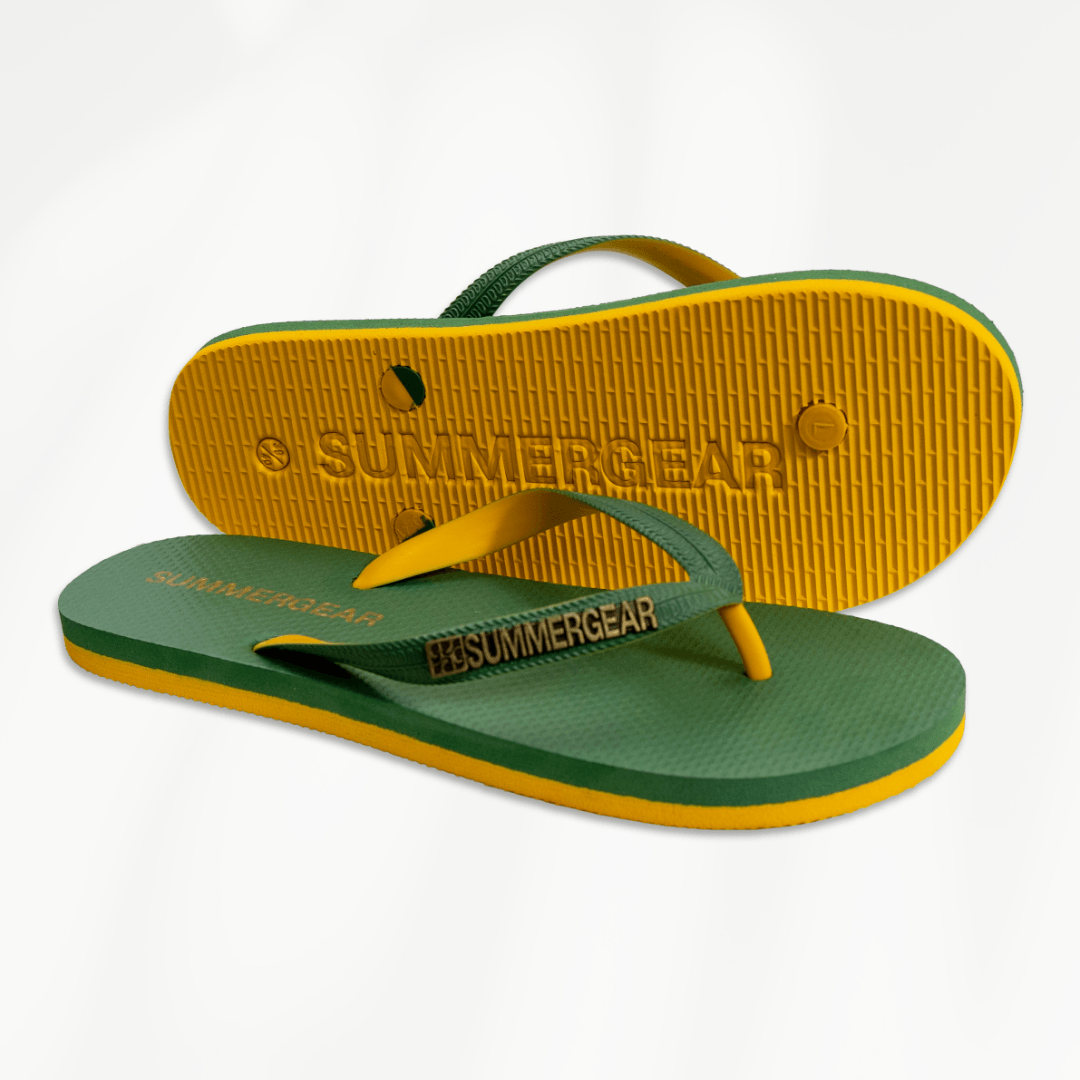 Sunsteps Regular – Flip-Flops Green/Yellow