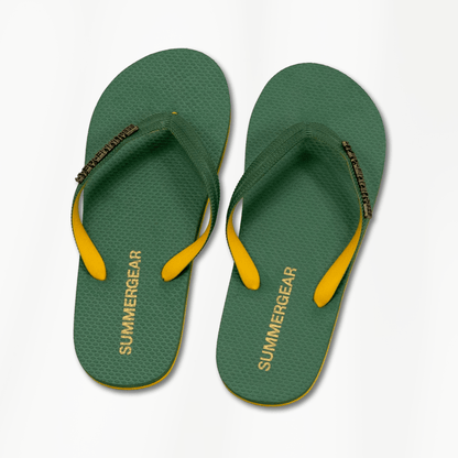 Sunsteps Regular – Flip-Flops Green/Yellow