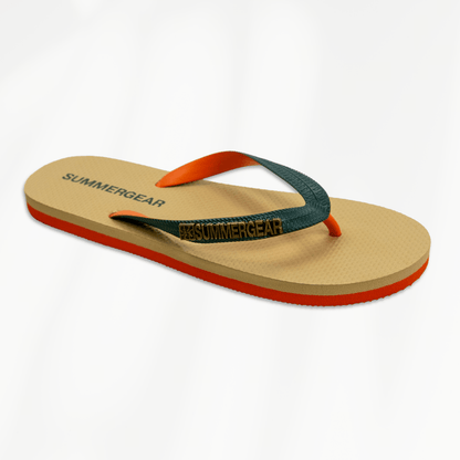 Sunsteps Regular – Flip-Flops Green/Orange