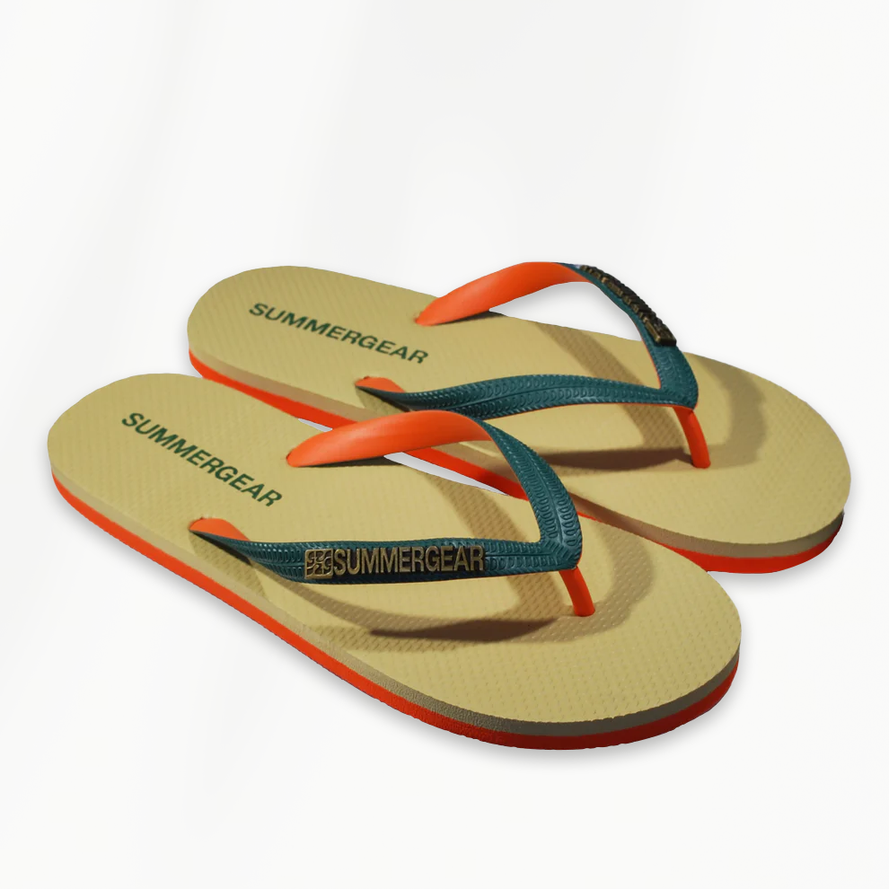 Sunsteps Regular – Flip-Flops Green/Orange
