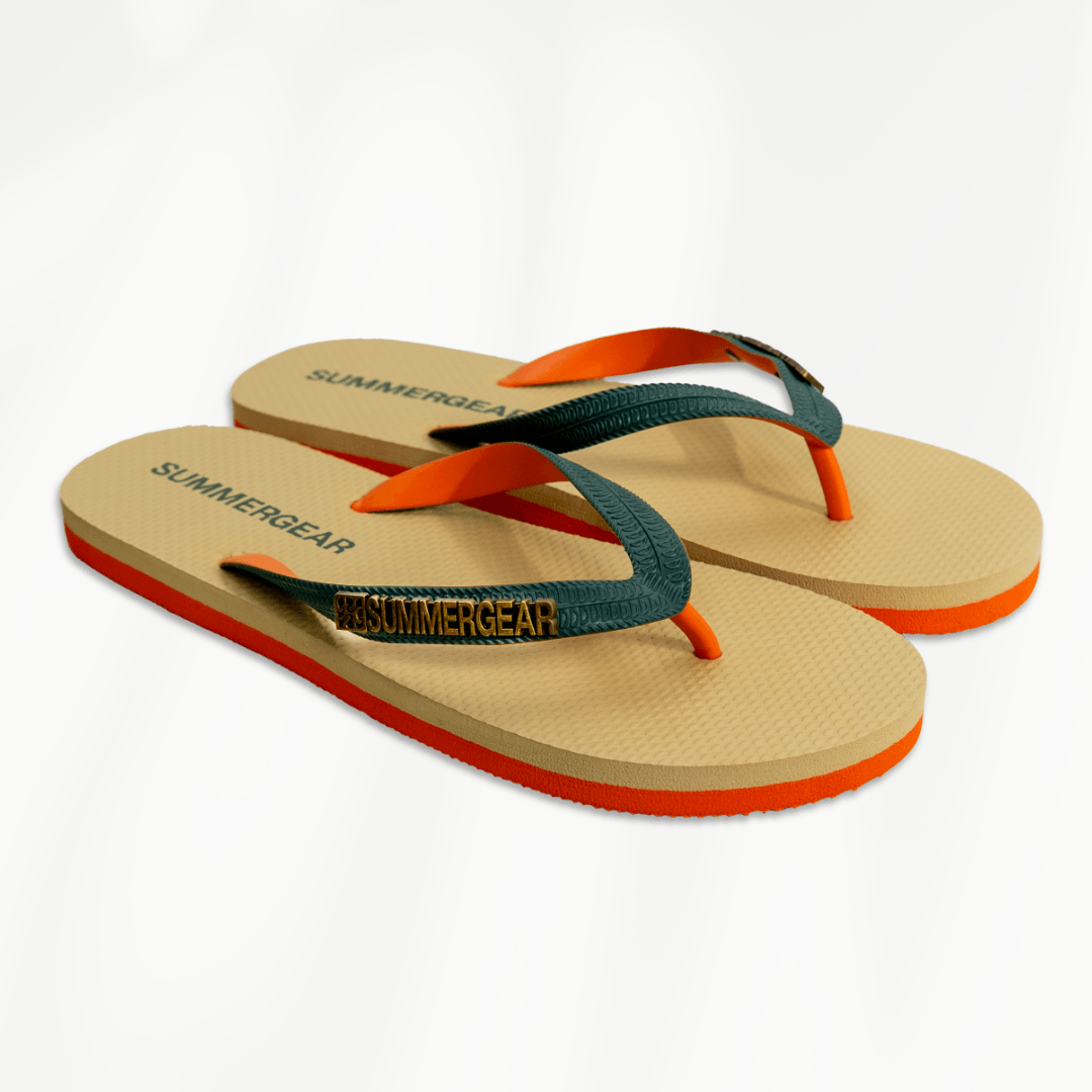 Sunsteps Regular – Flip-Flops Green/Orange