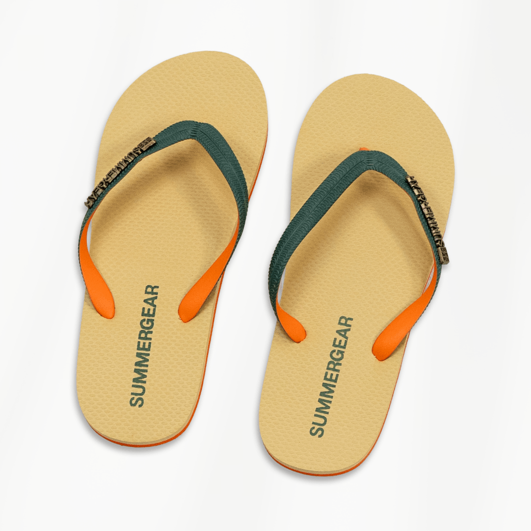Sunsteps Regular – Flip-Flops Green/Orange